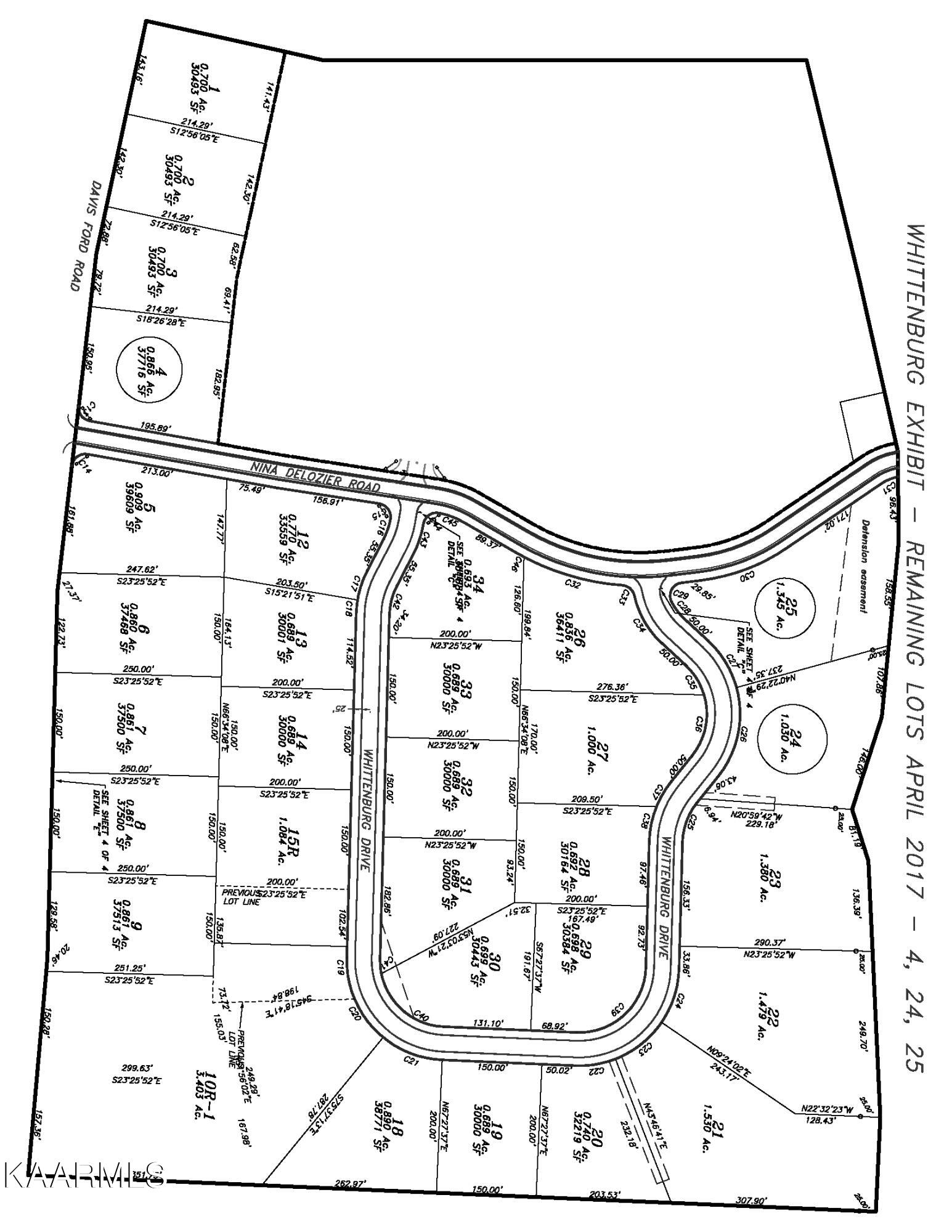 Lot 4 Davis Ford Road Maryville, TN 37804 - Photo 8 of 8 Plat Map (1)