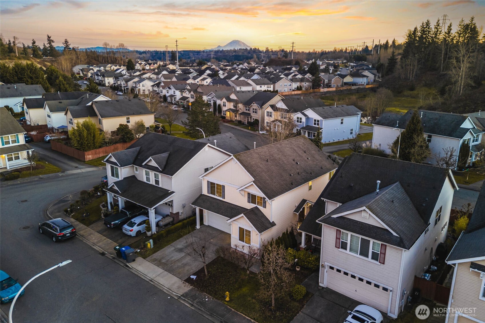 2513 Northeast 2nd Street Renton, WA 98056 - Photo 38 of 38 an aerial view of a house with a lot of residential houses