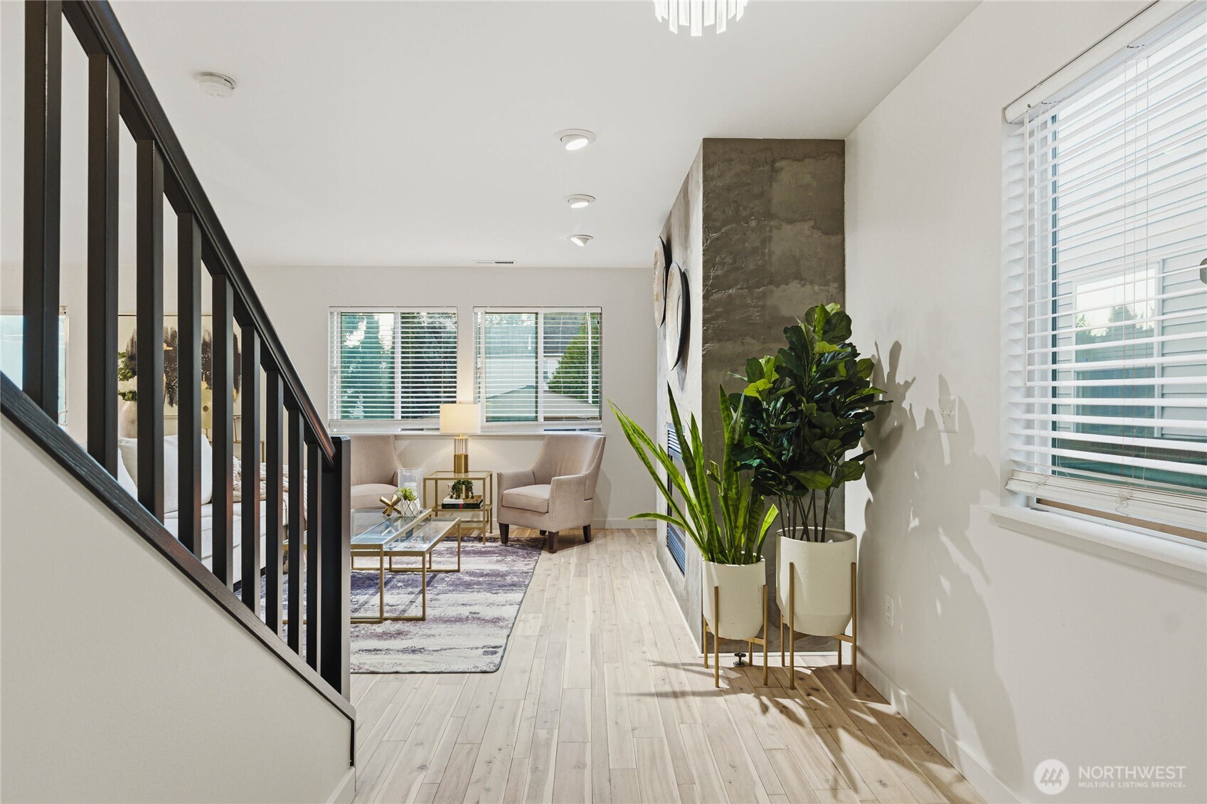 2513 Northeast 2nd Street Renton, WA 98056 - Photo 5 of 38 a view of a living room and balcony