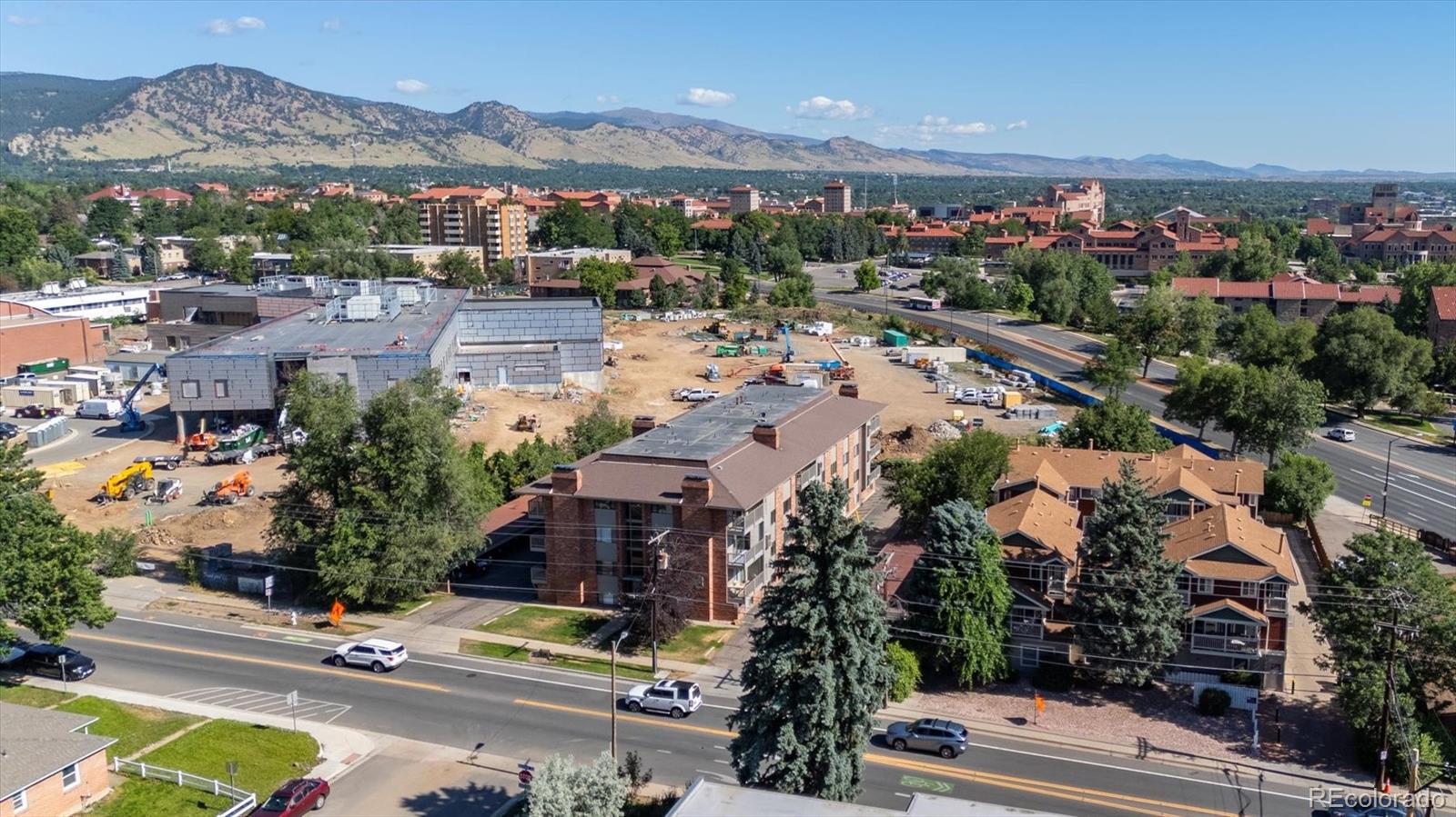 2141 Baseline Road, Unit 4 Boulder, CO 80302 - Photo 3 of 22 an aerial view of multiple house