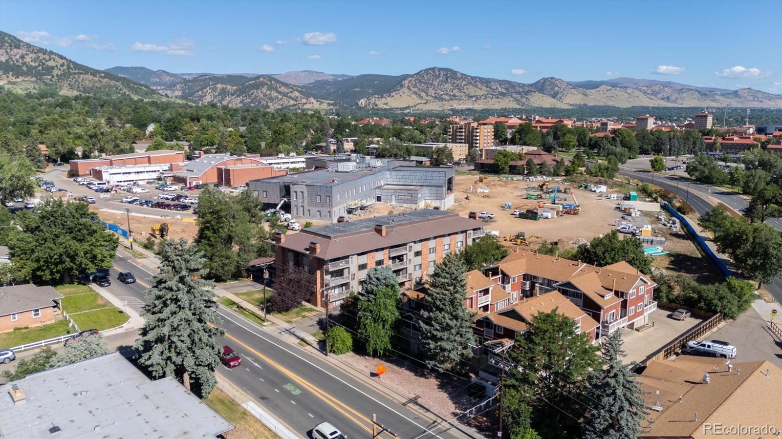 2141 Baseline Road, Unit 4 Boulder, CO 80302 - Photo 4 of 22 a view of city and mountain