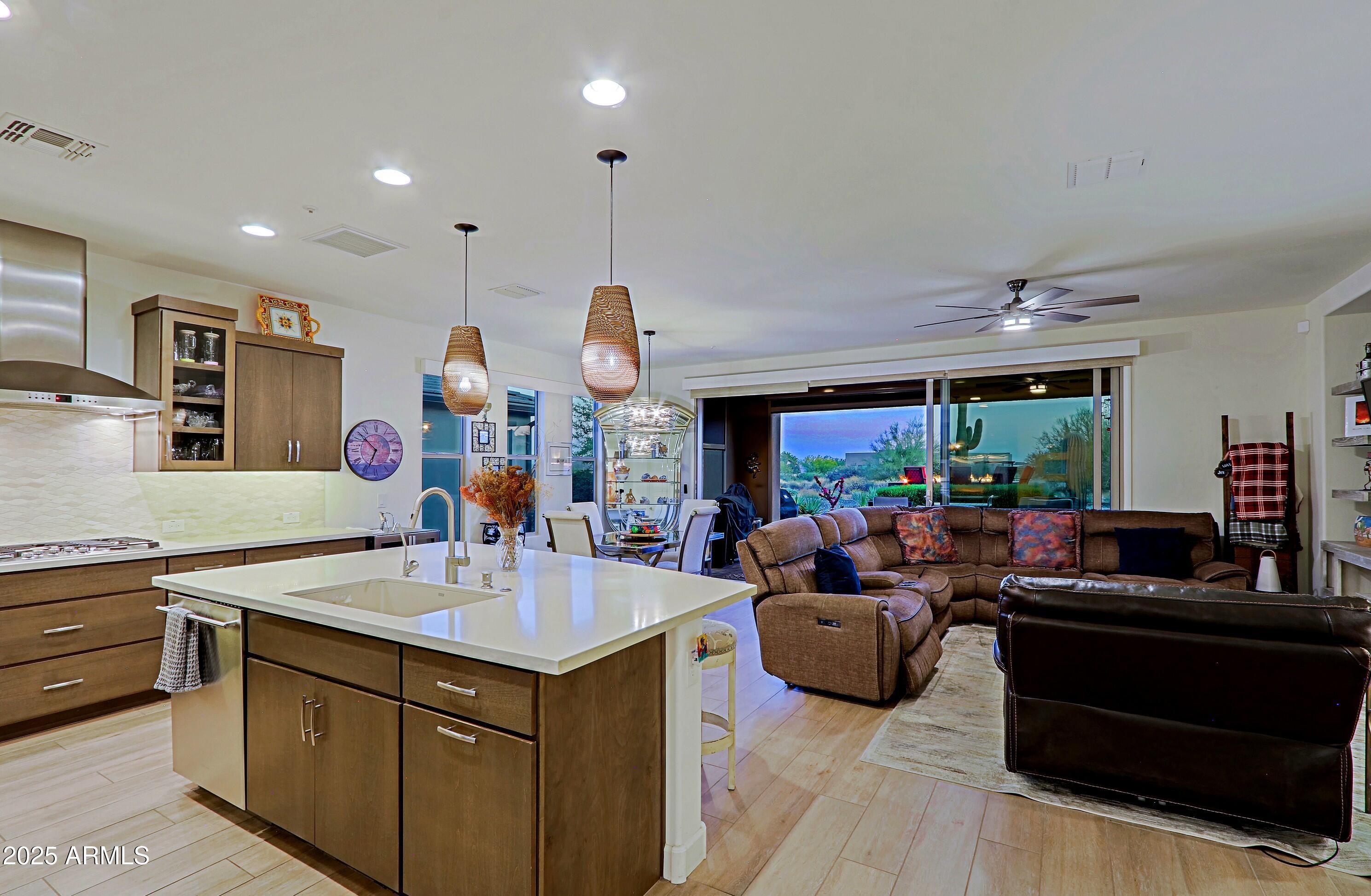 17315 East Fort Verde Road Rio Verde, AZ 85263 - Photo 6 of 40 Kitchen and Greatroom 3