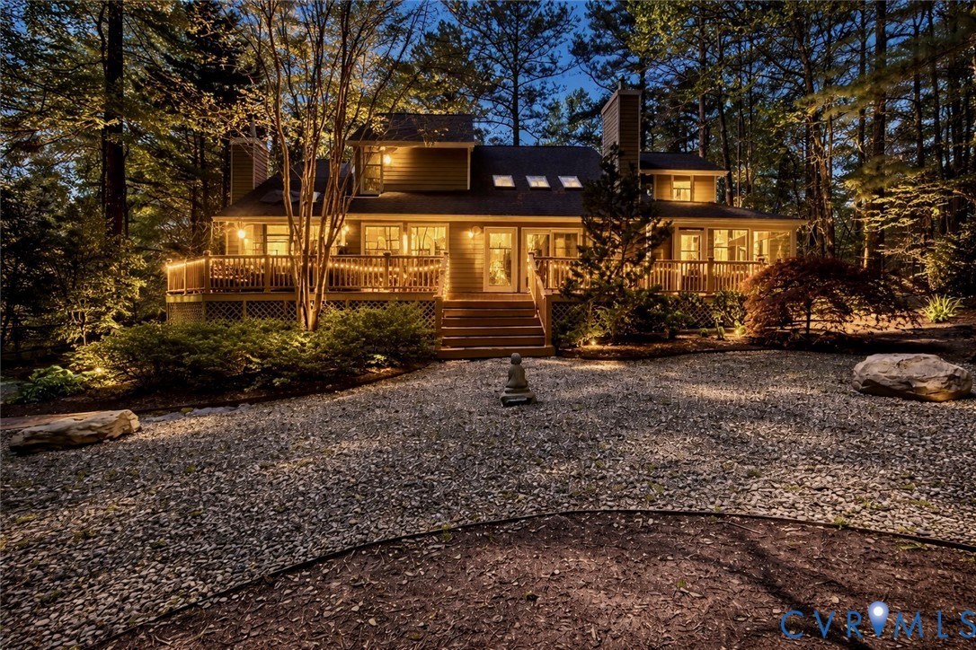 2701 Spring Gate Place Midlothian, VA 23112 - Photo 2 of 65 View of front of home featuring a chimney and cove