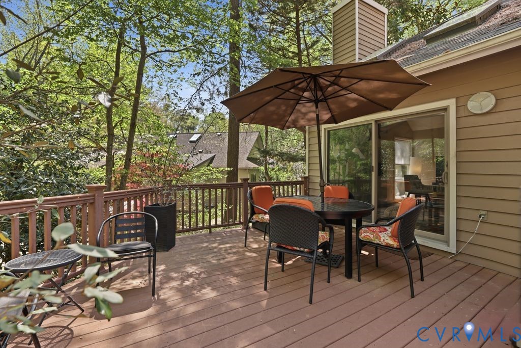 2701 Spring Gate Place Midlothian, VA 23112 - Photo 59 of 65 Deck featuring outdoor dining area