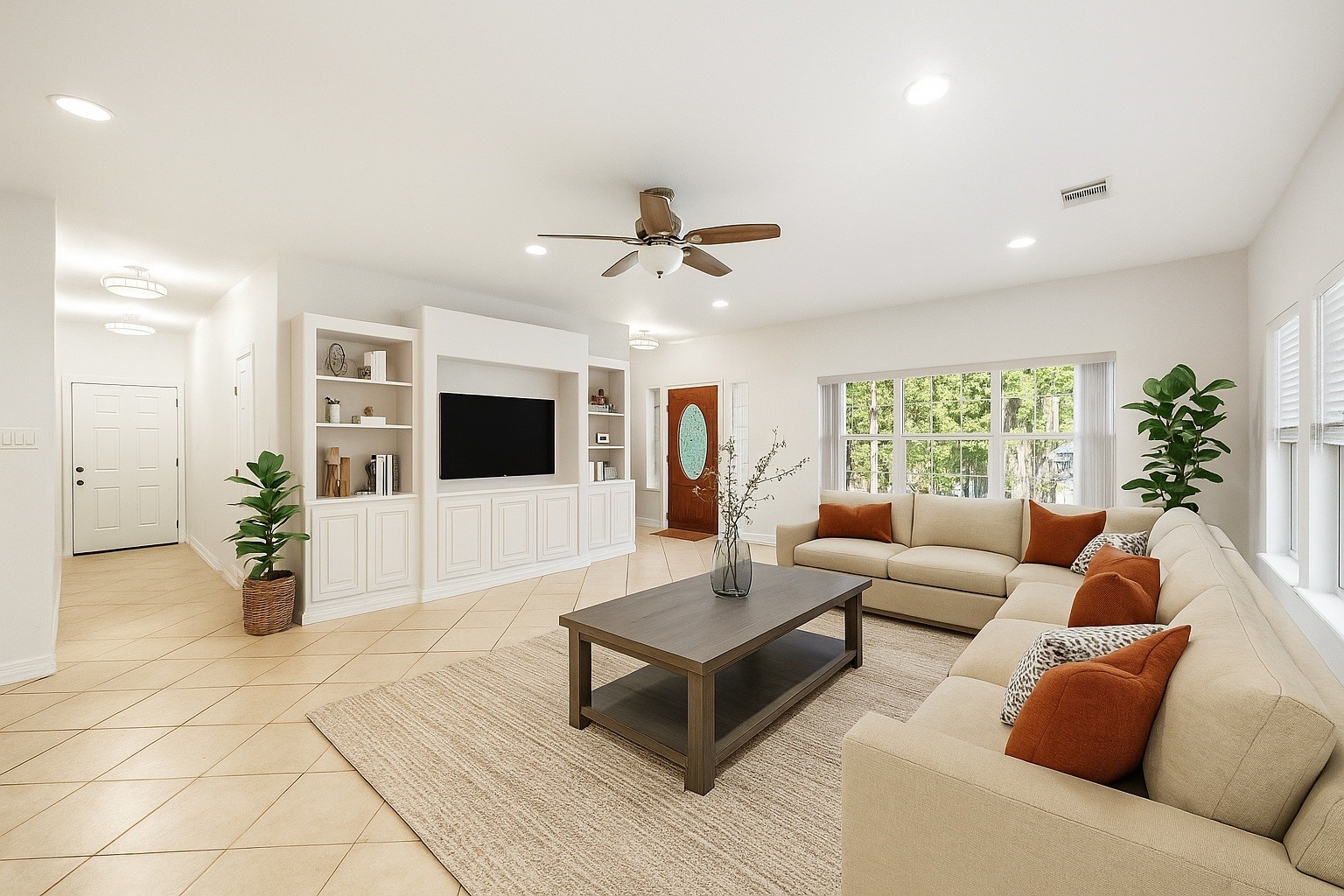 110 Lords Circle Coldspring, TX 77331 - Photo 5 of 34 Virtually staged living room