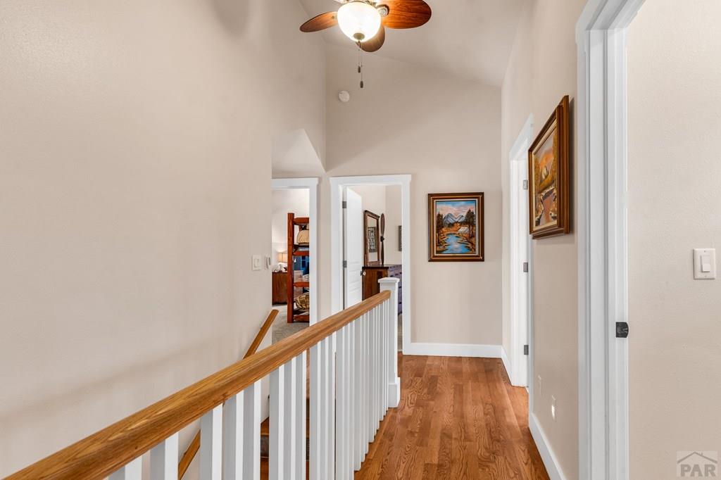 10 Robert Road Rye, CO 81069 - Photo 35 of 102 a view of a hallway with wooden floor and staircase