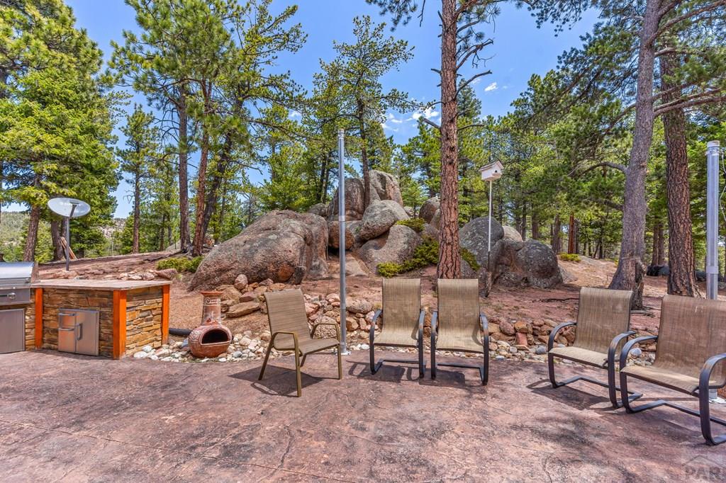 10 Robert Road Rye, CO 81069 - Photo 68 of 102 a view of a backyard with sitting area
