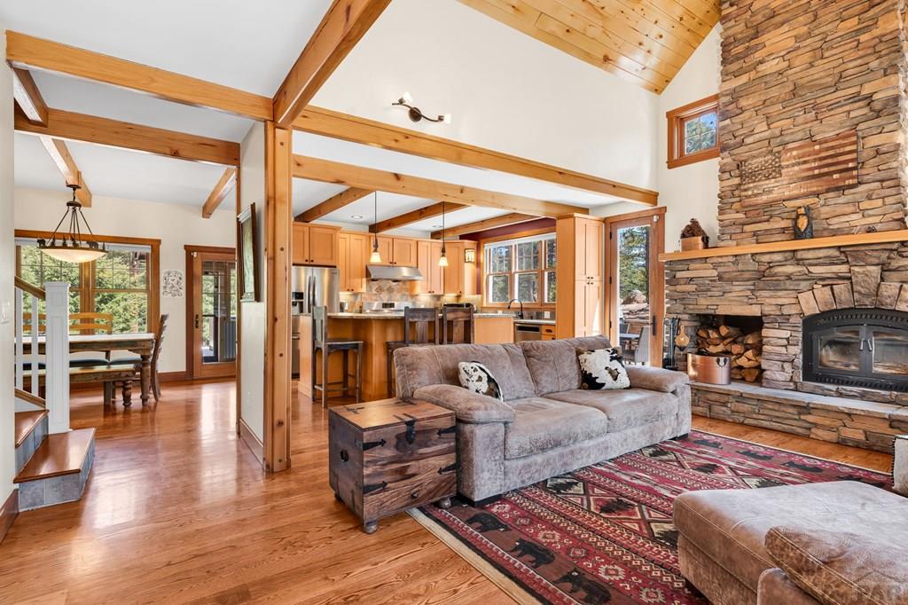 10 Robert Road Rye, CO 81069 - Photo 7 of 102 a living room with furniture and a fireplace