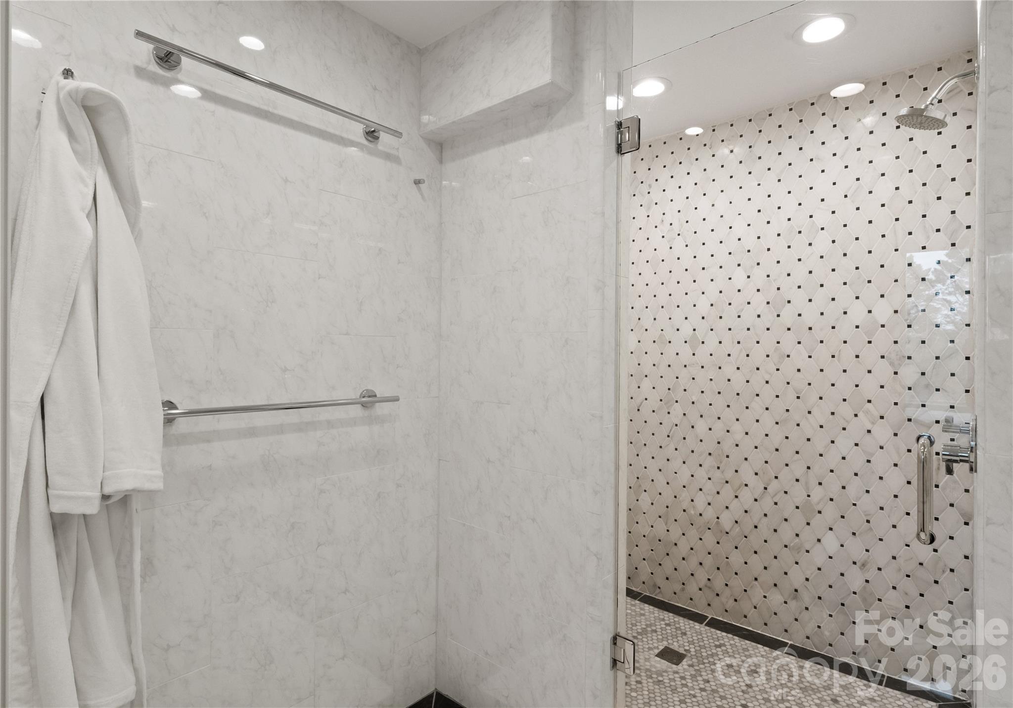 1300 Queens Road Charlotte, NC 28207 - Photo 29 of 45 a bathroom with a shower