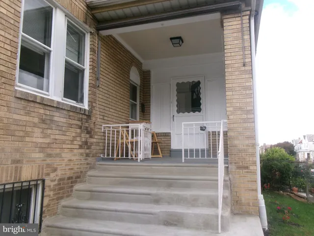 a view of front door of house