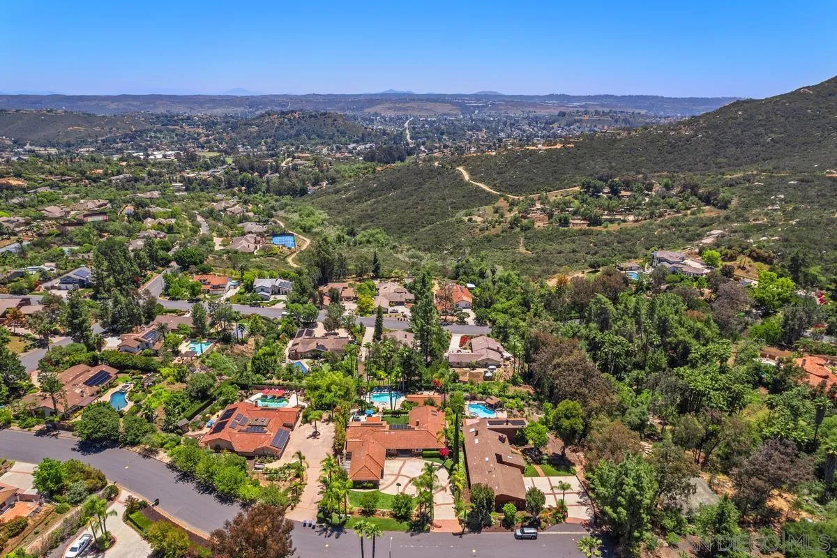 13627 Poway Springs Road Poway, CA 92064 - Photo 51 of 60 an aerial view of a city with lots of residential buildings
