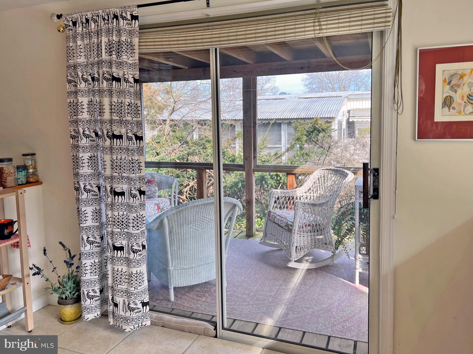 Kitchen Slider to Porch