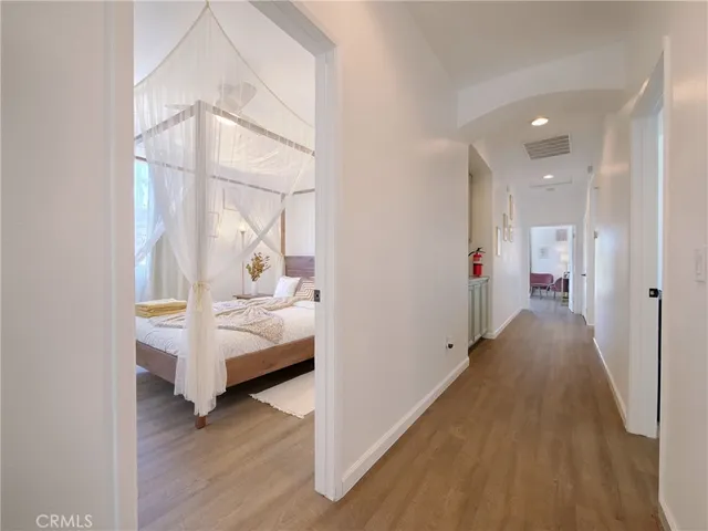 a view of livingroom with furniture and wooden floor