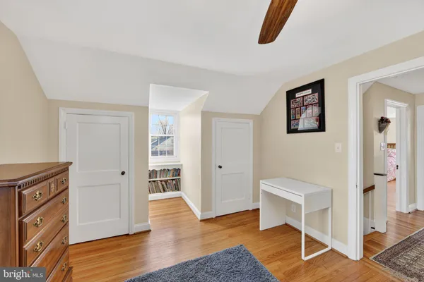 a view of livingroom with hardwood and furniture