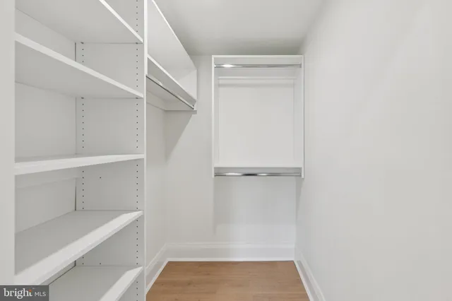 a view of walk in closet