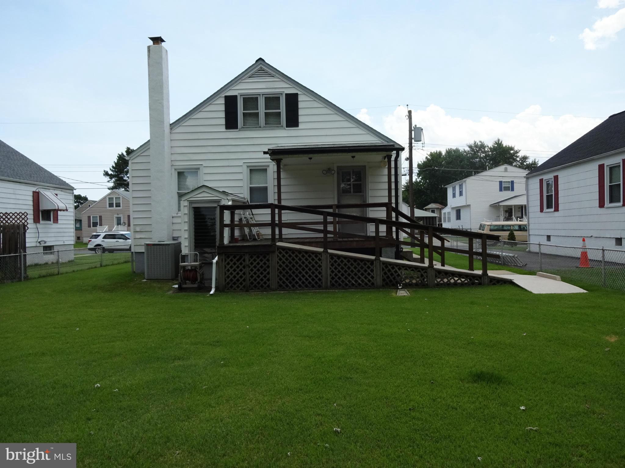 934 Martin Road Baltimore, MD 21221 - Photo 16 of 16 Back of the Home offers a Covered Porch and