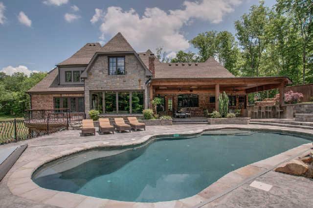 3137 McMillan Road Franklin, TN 37064 - Photo 19 of 20 a view of a house with swimming pool and sitting area