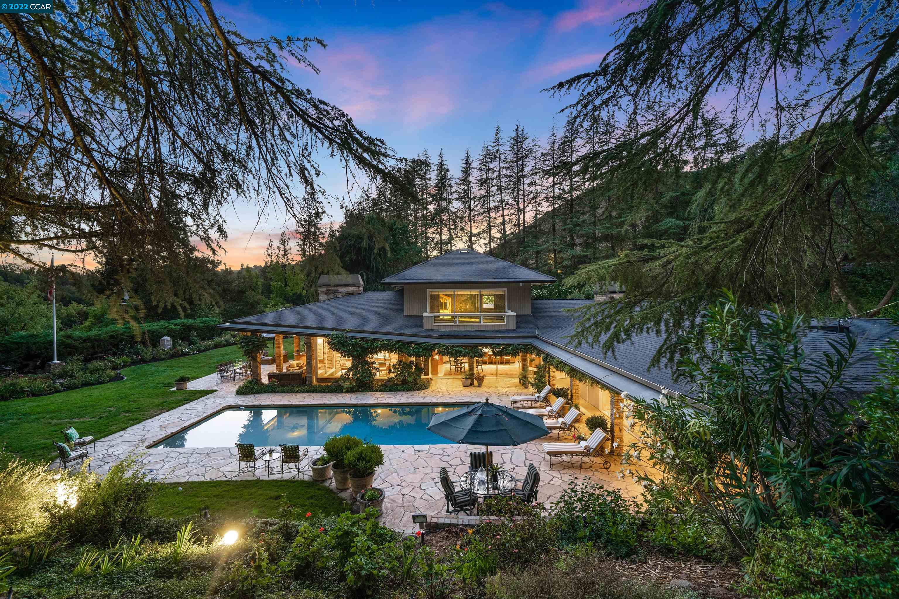 3936 Happy Valley Road Lafayette, CA 94549 - Photo 1 of 1 a view of a swimming pool with a patio and a yard