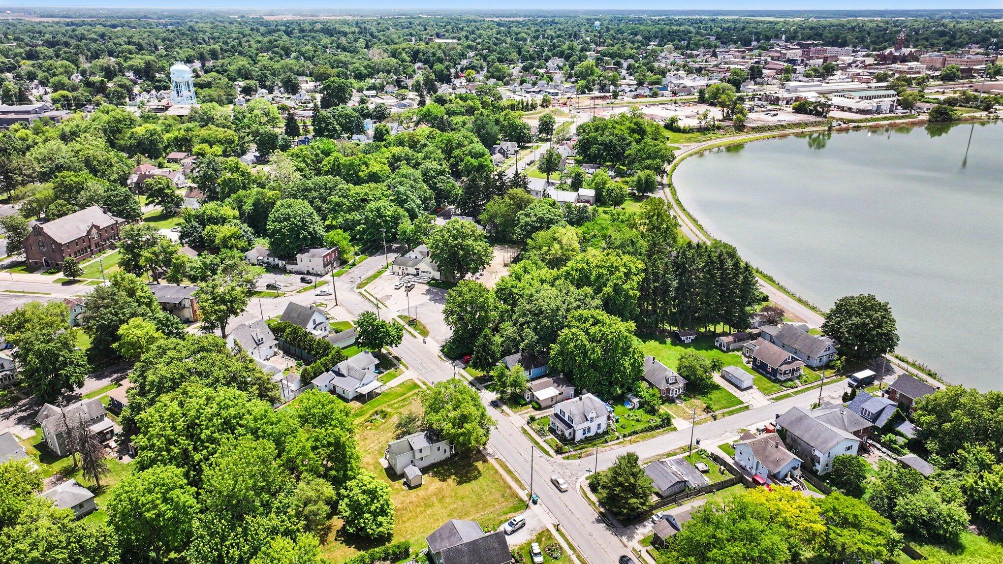 115 McClung Road La Porte, IN 46350 - Photo 25 of 31 an aerial view of residential houses with outdoor space