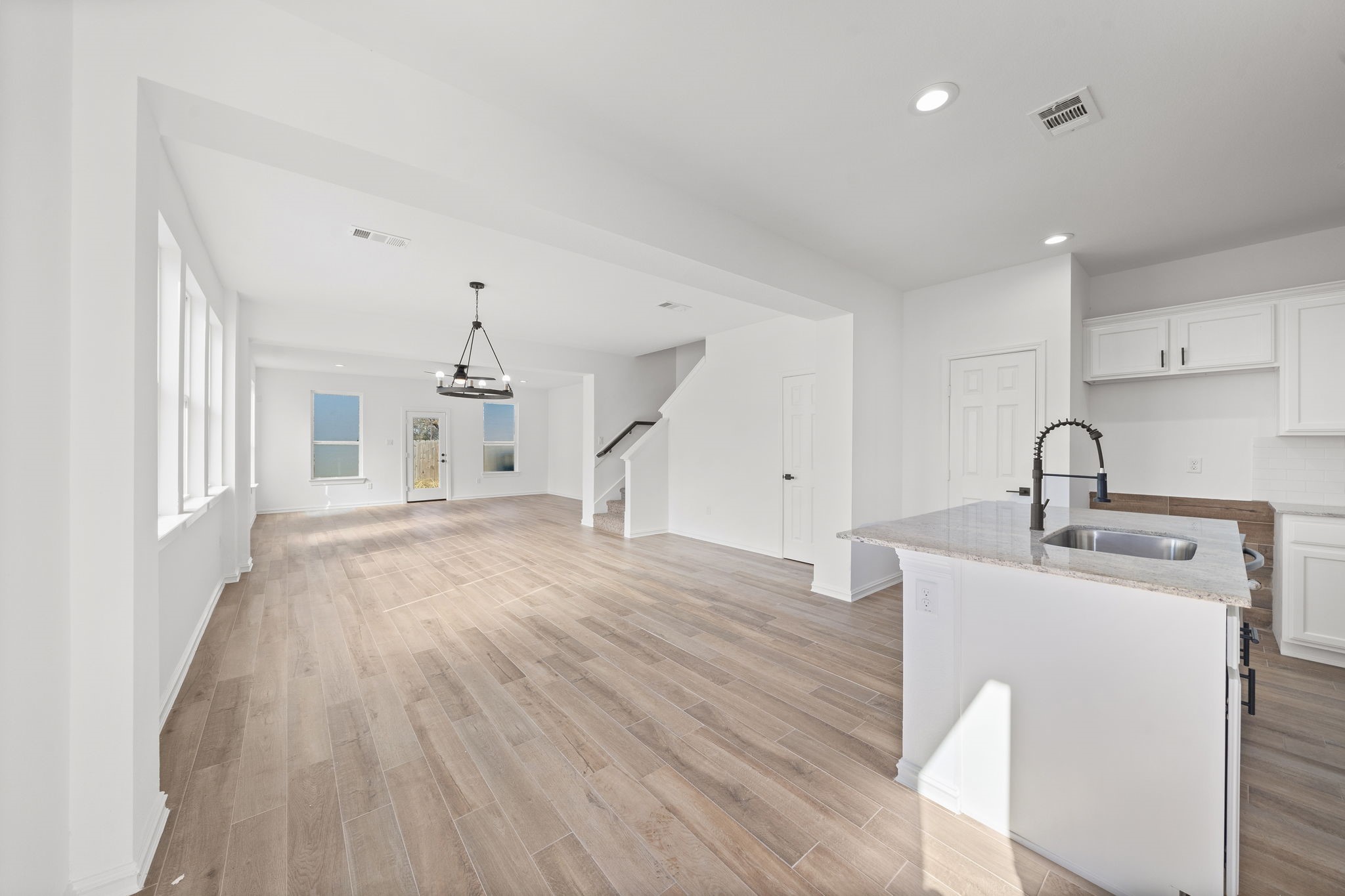 2019 Harlem Street Houston, TX 77020 - Photo 14 of 37 a view of a kitchen with sink and wooden floor