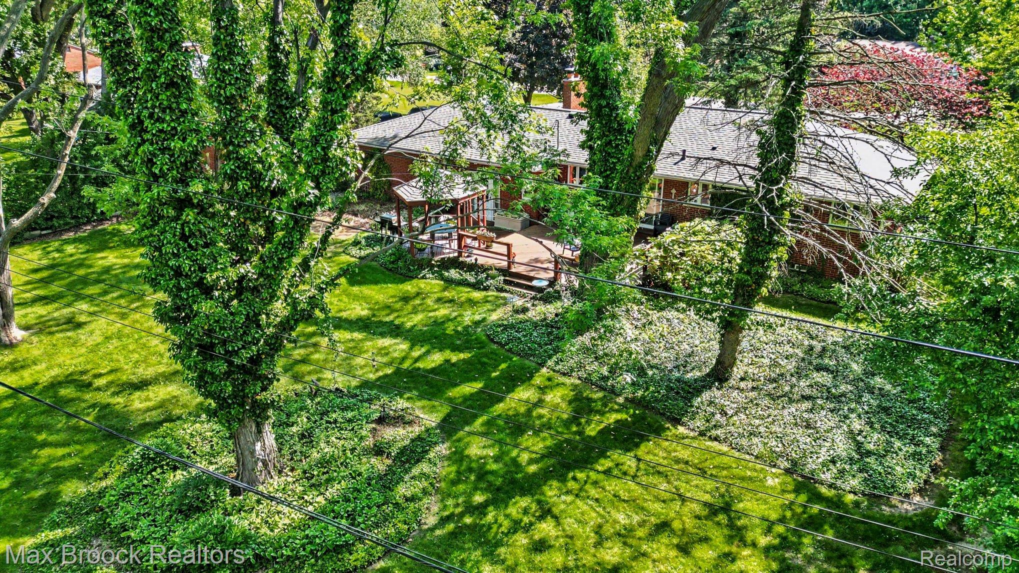 30615 Longcrest Street Southfield, MI 48076 - Photo 23 of 32 Aerial 2 Back Yard