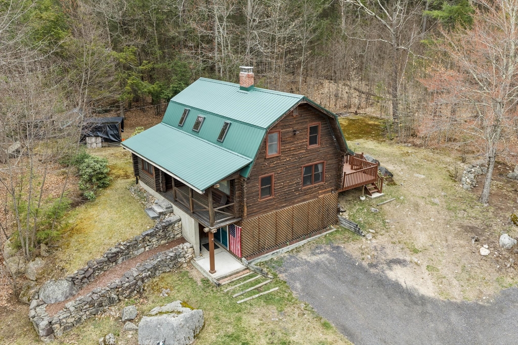 43 Greenville Road Townsend, MA 01474 - Photo 37 of 42 an aerial view of a house with a yard