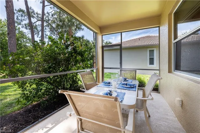a view of balcony and patio