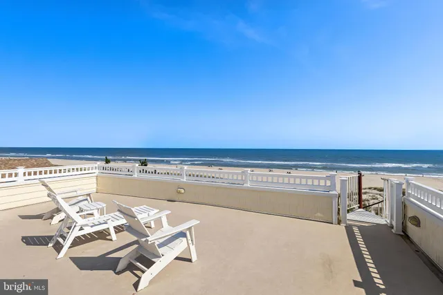 a view of beach and ocean
