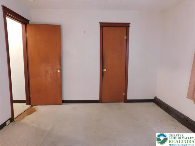 a view of an empty room