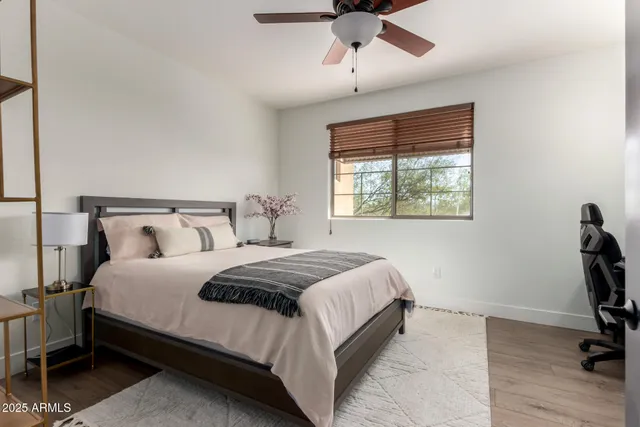 a view of livingroom with furniture and wooden floor