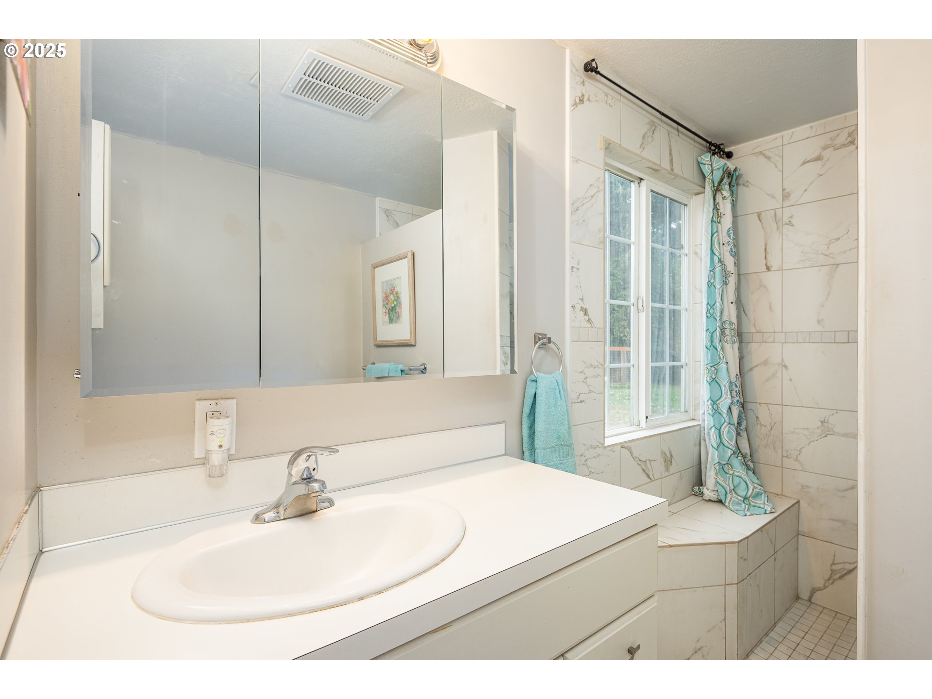 90948 Sunderman Road Springfield, OR 97478 - Photo 20 of 44 a bathroom with a sink and a mirror