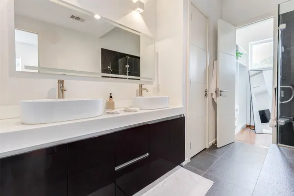 a view of a terrace with seating area