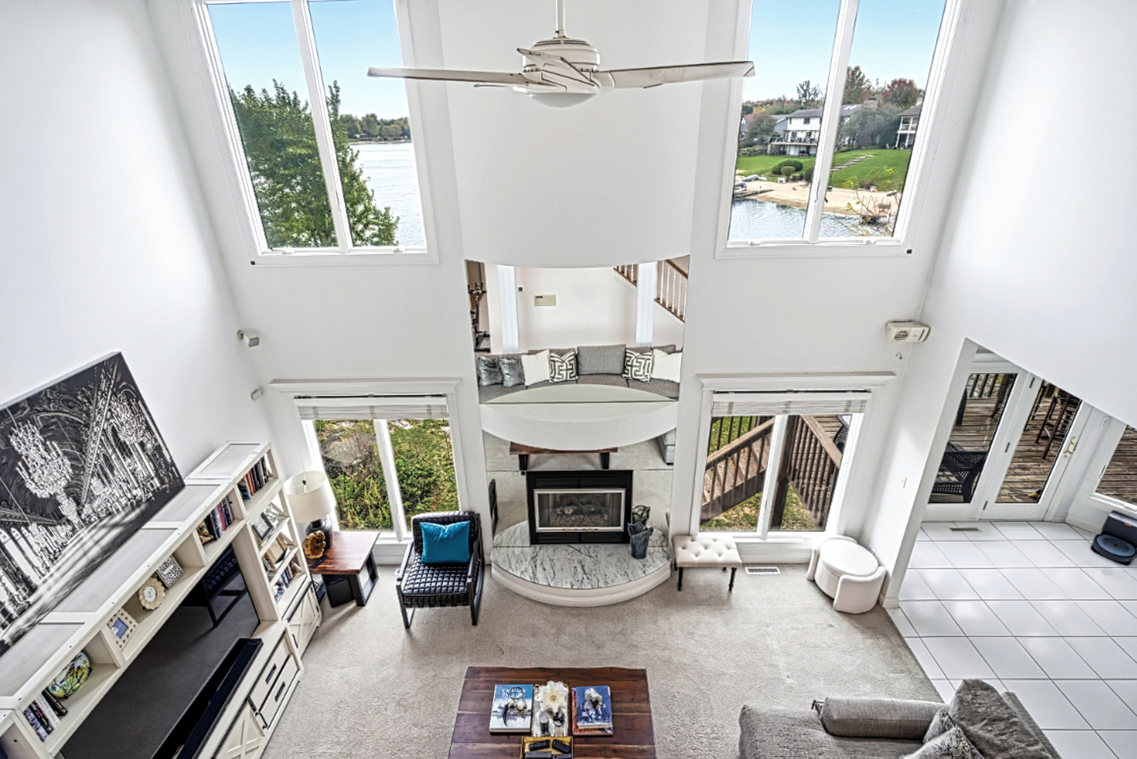 220 Santos Avenue Minooka, IL 60447 - Photo 15 of 46 a living room with furniture and a fireplace