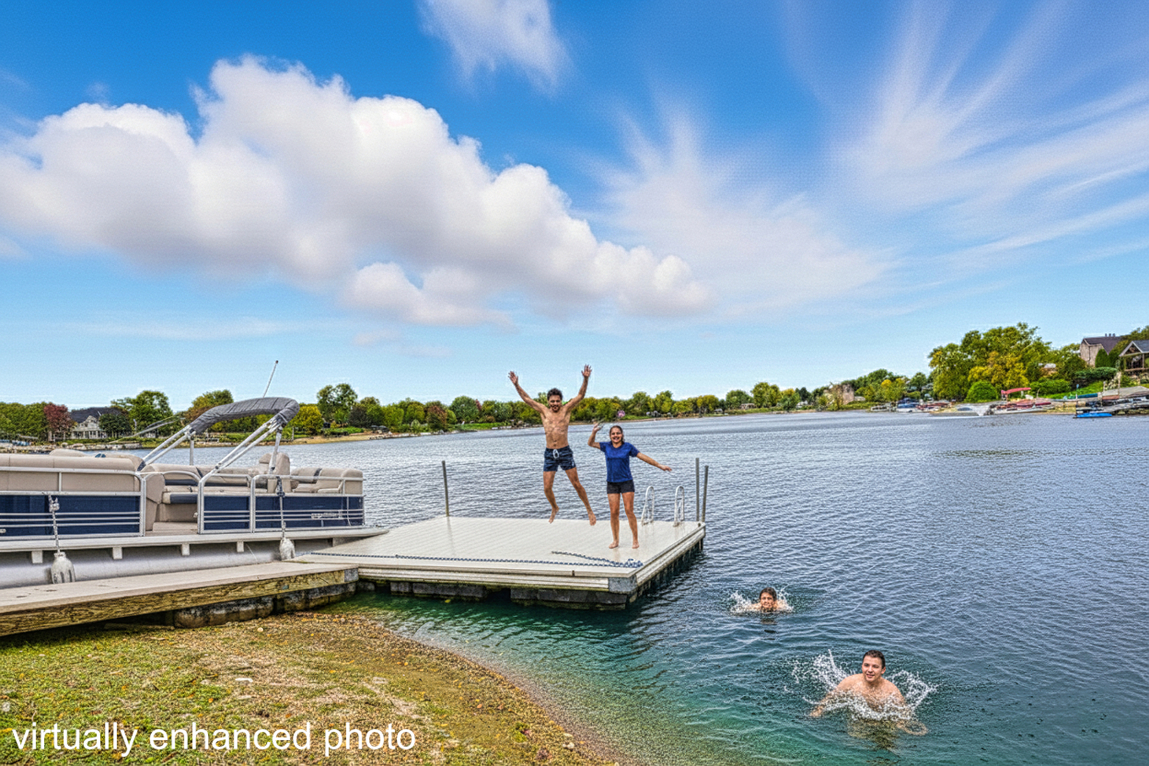 220 Santos Avenue Minooka, IL 60447 - Photo 41 of 46 a view of a lake with a mountain view