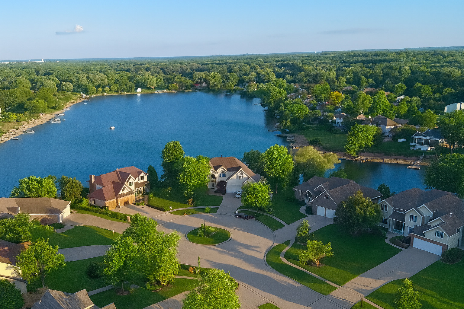 220 Santos Avenue Minooka, IL 60447 - Photo 44 of 46 an aerial view of a house with a yard
