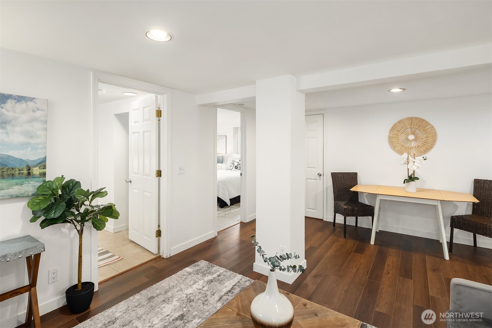 1341 North 78th Street Seattle, WA 98103 - Photo 19 of 23 a living room with furniture and a potted plant