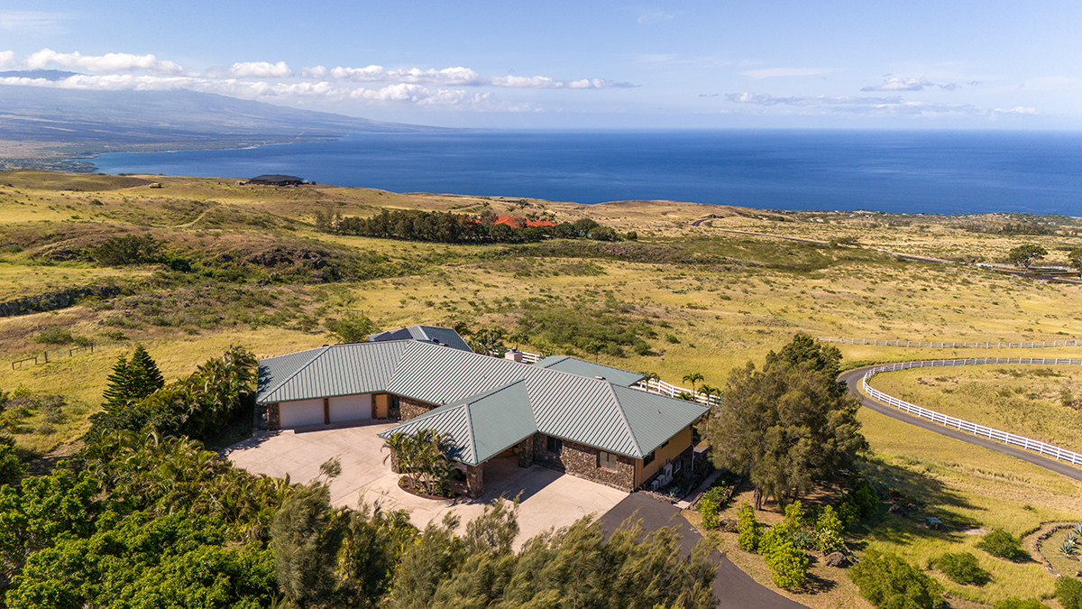 a view of an ocean and beach