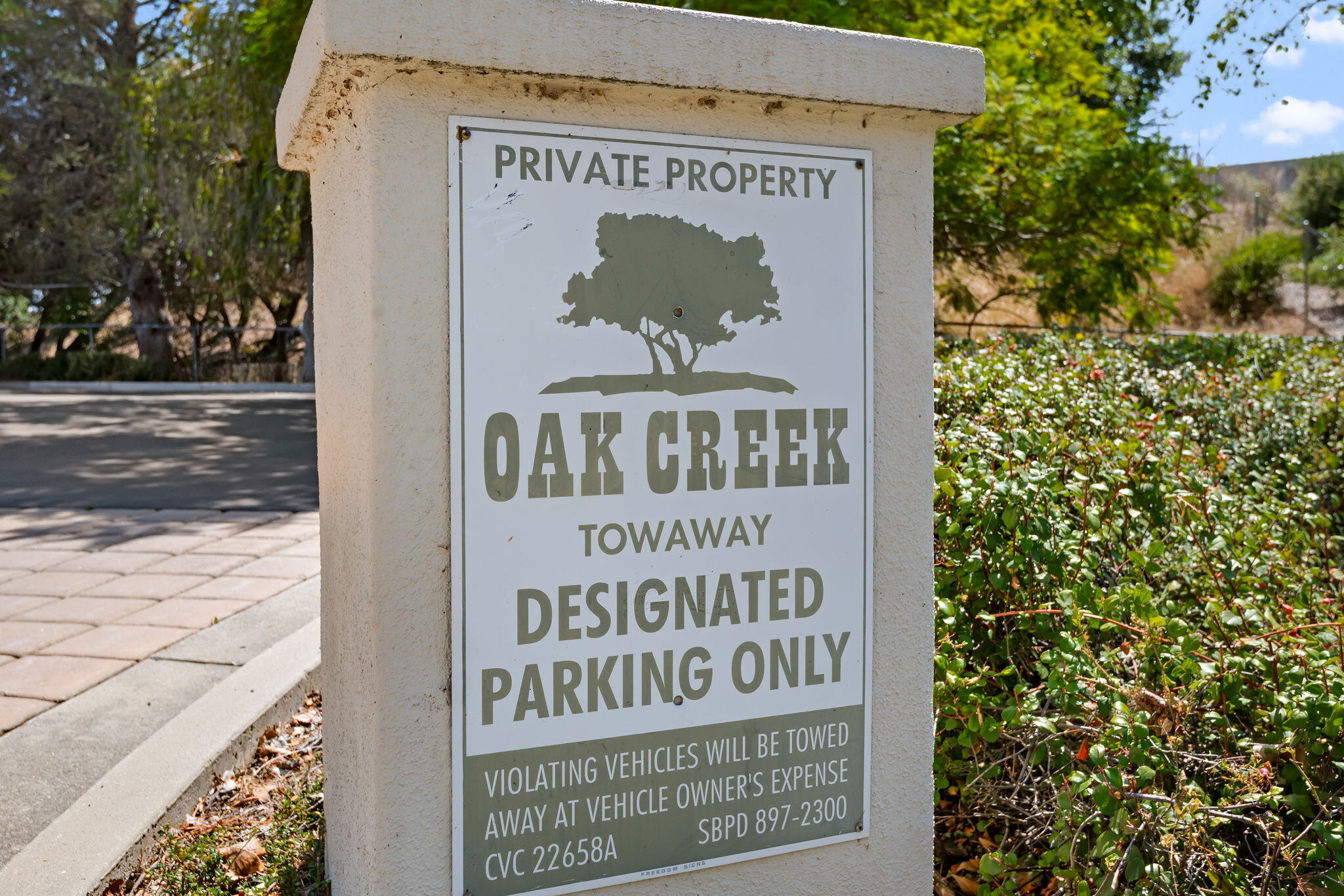 4039 Primavera Road, Unit 5 Santa Barbara, CA 93110 - Photo 26 of 32 Welcome to Oak Creek