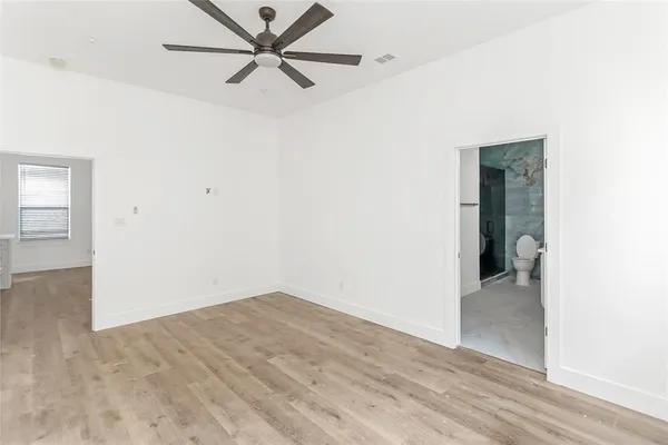 wooden floor in an empty room