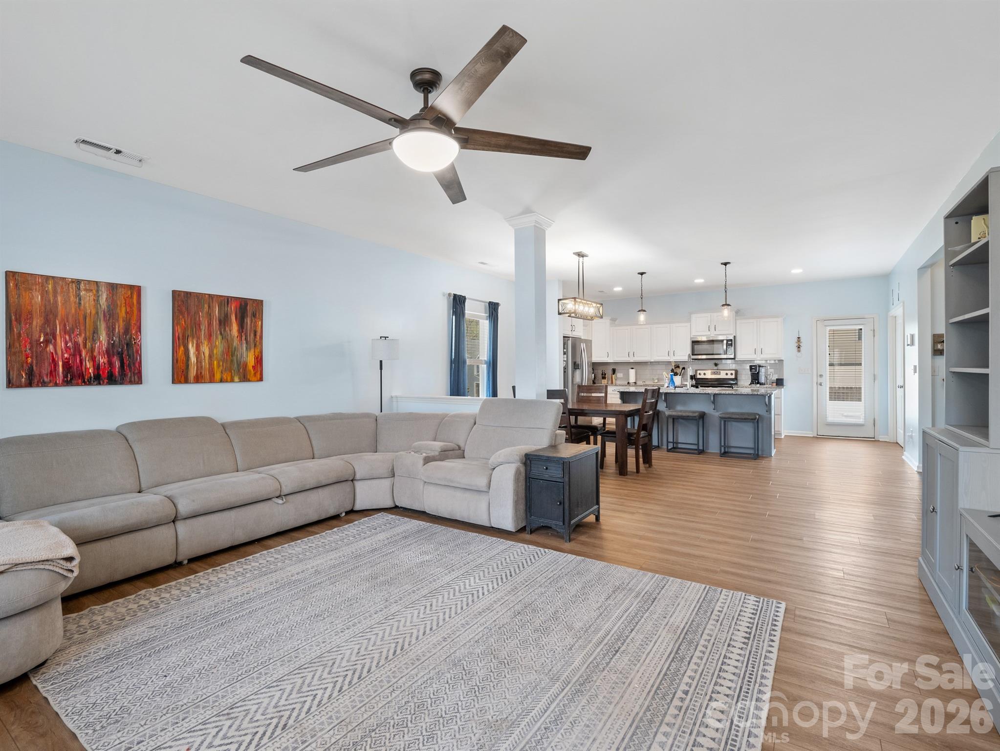 629 Gants Road York, SC 29745 - Photo 5 of 27 a living room with furniture and kitchen view