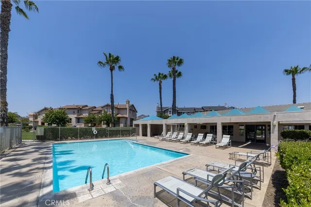 a view of a house with a small garden