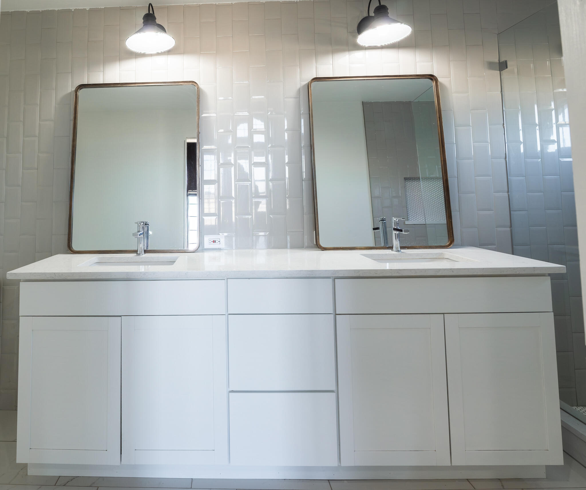 6917 Highway 114 Lubbock, TX 79407 - Photo 10 of 45 a bathroom with a sink and a mirror