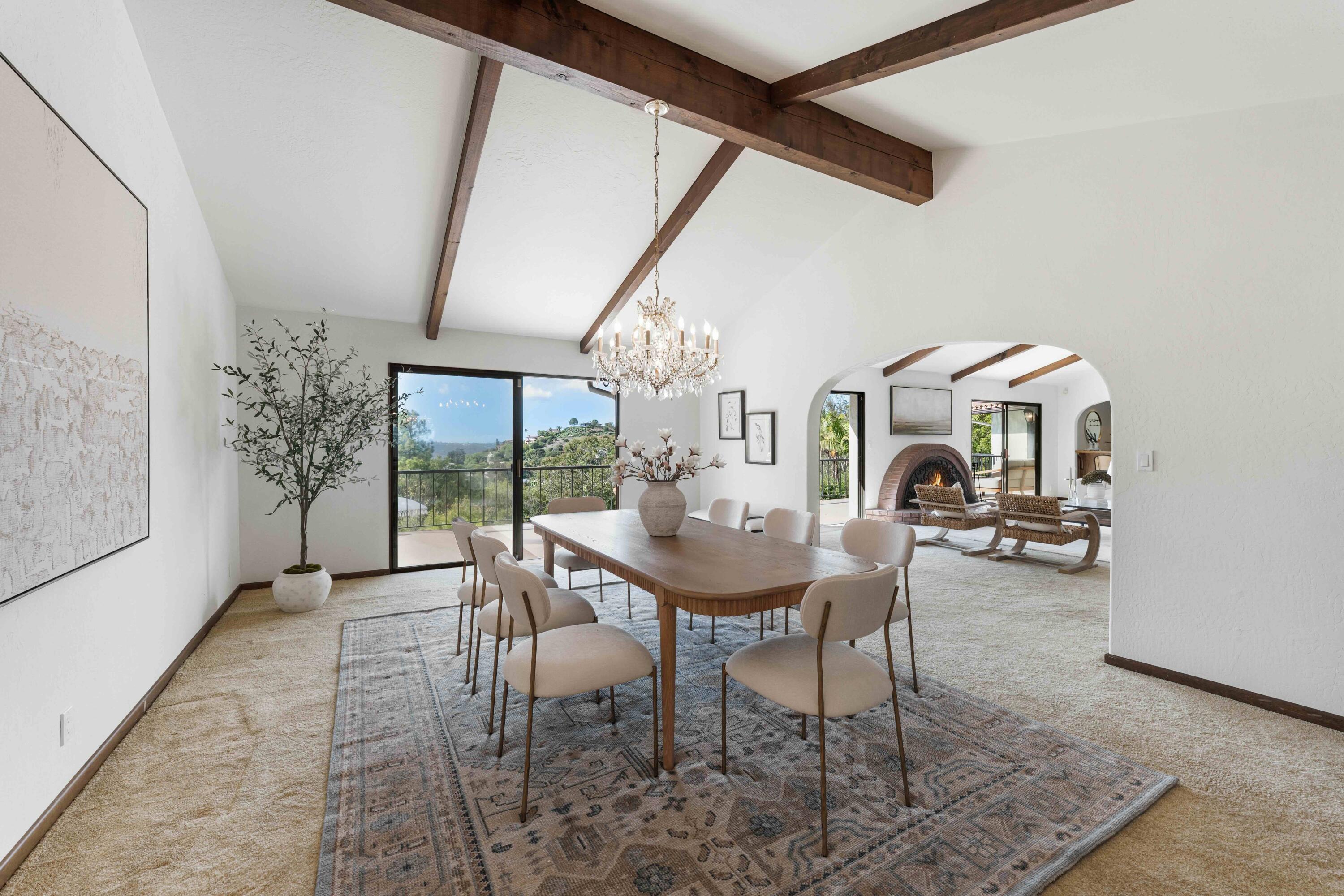 530 Barker Pass Road Santa Barbara, CA 93108 - Photo 20 of 77 Formal dining - 530 Barker Pass Rd