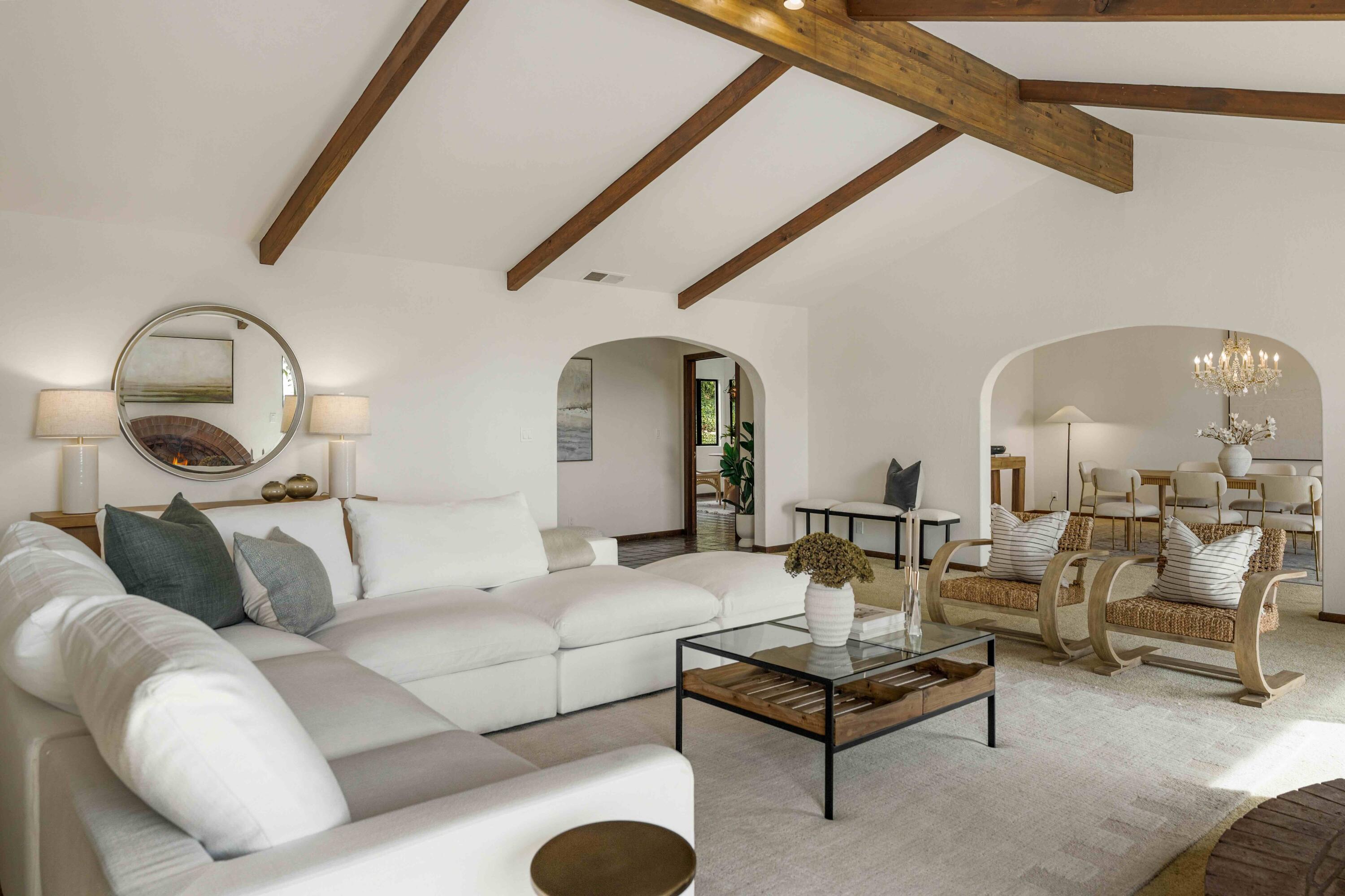 530 Barker Pass Road Santa Barbara, CA 93108 - Photo 21 of 77 Living & dining - 530 Barker Pass Rd