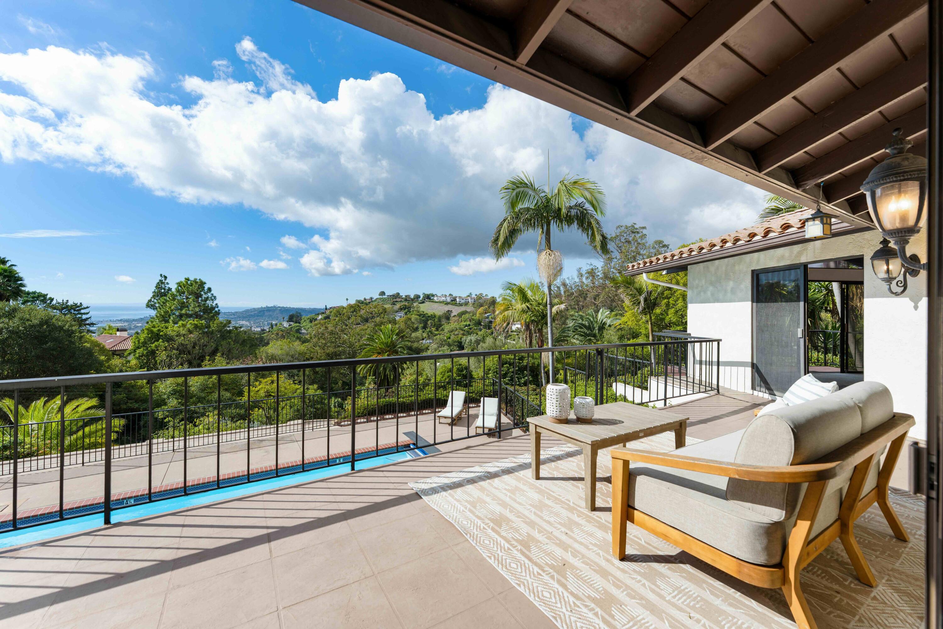 530 Barker Pass Road Santa Barbara, CA 93108 - Photo 33 of 77 Upper terrace - 530 Barker Pass Rd