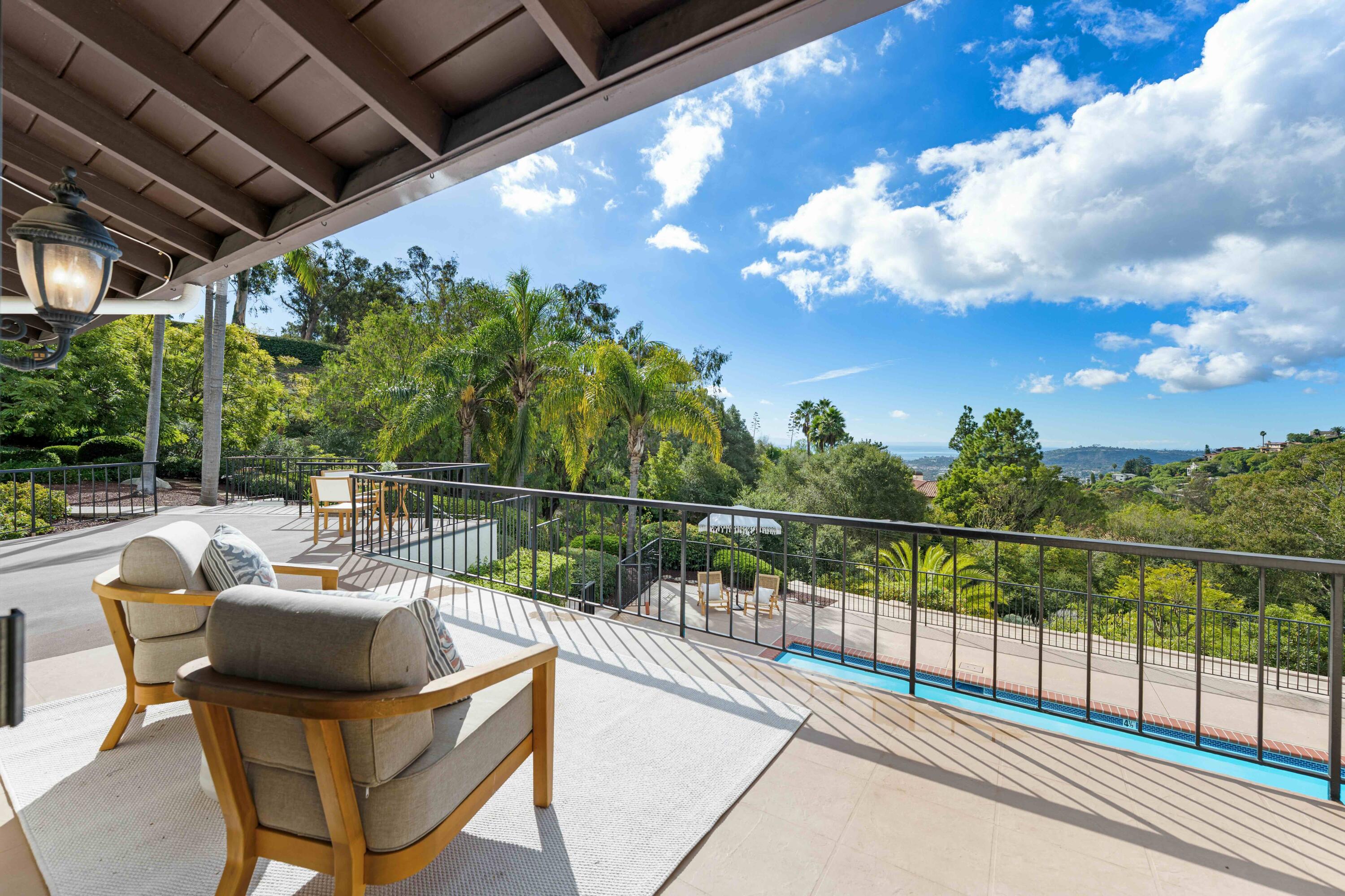 530 Barker Pass Road Santa Barbara, CA 93108 - Photo 35 of 77 Upper terrace views - 530 Barker Pass Rd