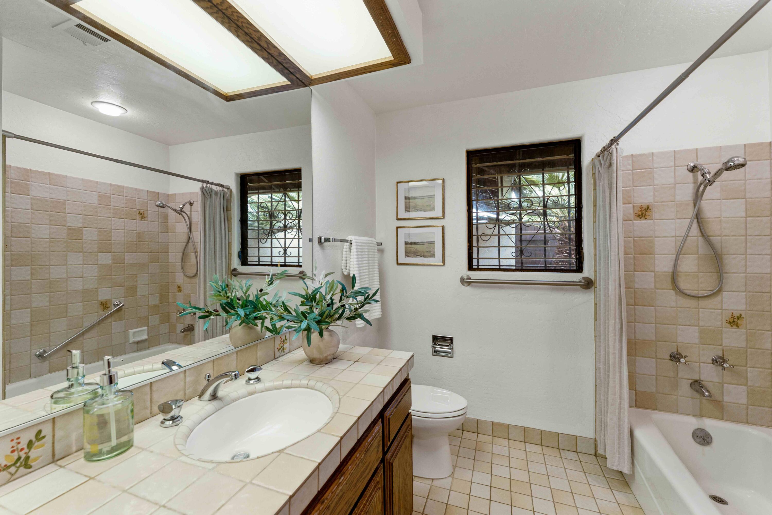 530 Barker Pass Road Santa Barbara, CA 93108 - Photo 39 of 77 Guest bath - 530 Barker Pass Rd