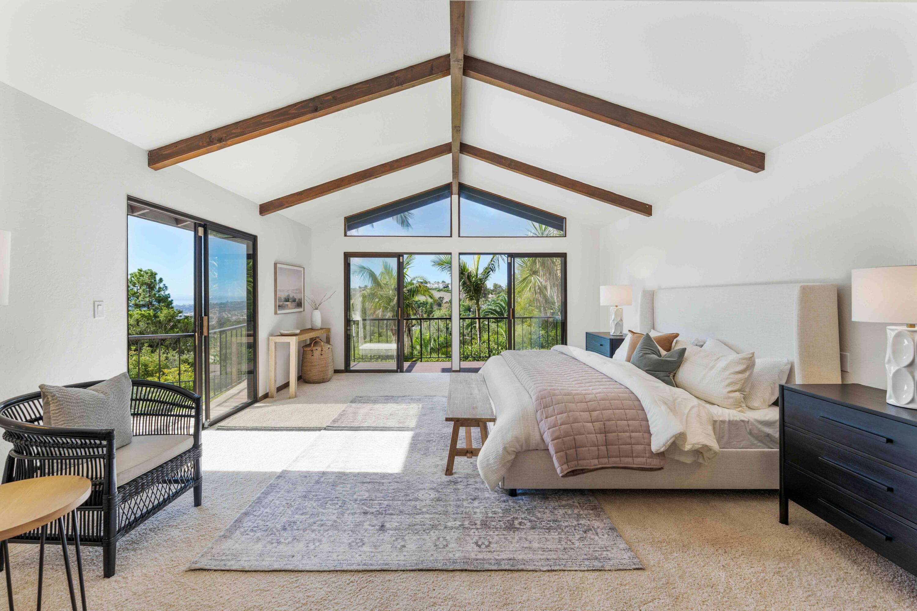 530 Barker Pass Road Santa Barbara, CA 93108 - Photo 4 of 77 Primary bedroom - 530 Barker Pass Rd