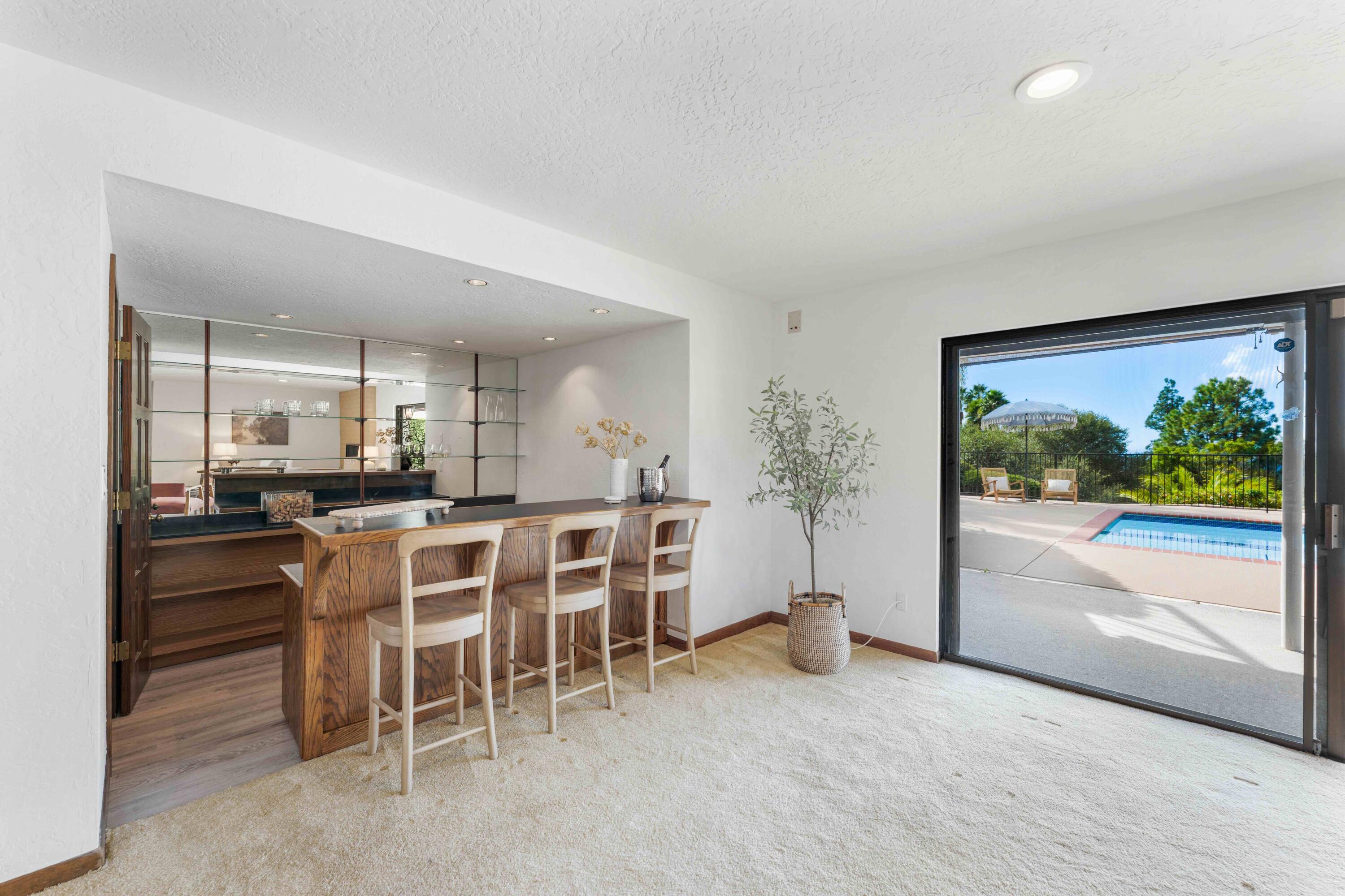 530 Barker Pass Road Santa Barbara, CA 93108 - Photo 49 of 77 Lower dry bar - 530 Barker Pass Rd