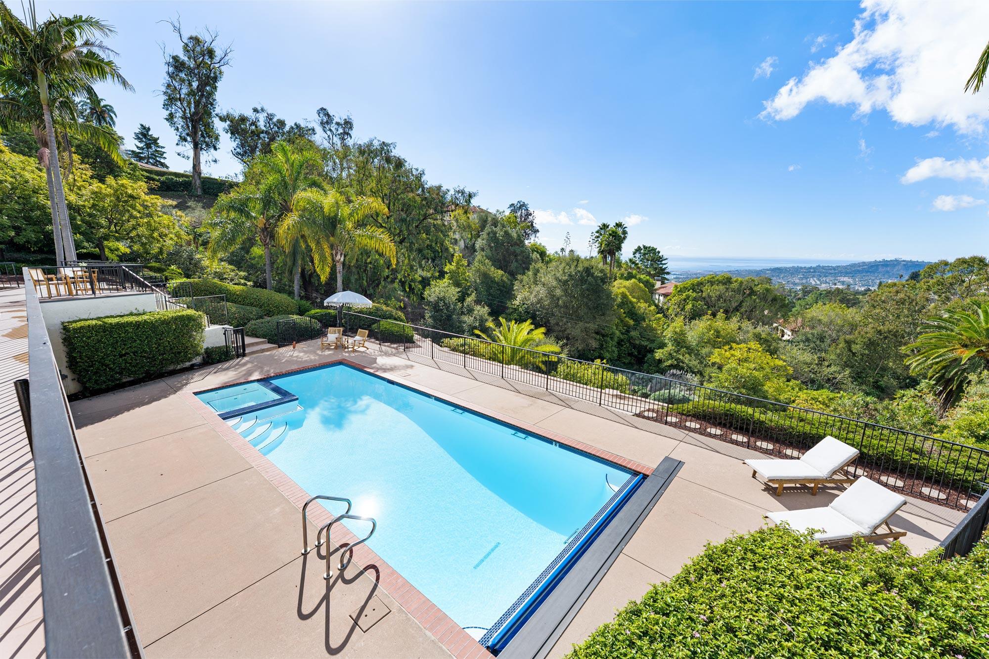 530 Barker Pass Road Santa Barbara, CA 93108 - Photo 54 of 77 Pool - virtual enhancement